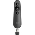thumbnail image 4 of R500s Laser Presentation Remote Clicker with Dual Connectivity Bluetooth or USB for Powerpoint, Keynote, Google Slides, Wireless Presenter - Black (Class 1 Laser), 4 of 10