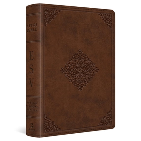 Pre-Owned Study Bible-ESV-Personal Size Ornament Design (Imitation Leather) 1433544075 9781433544071