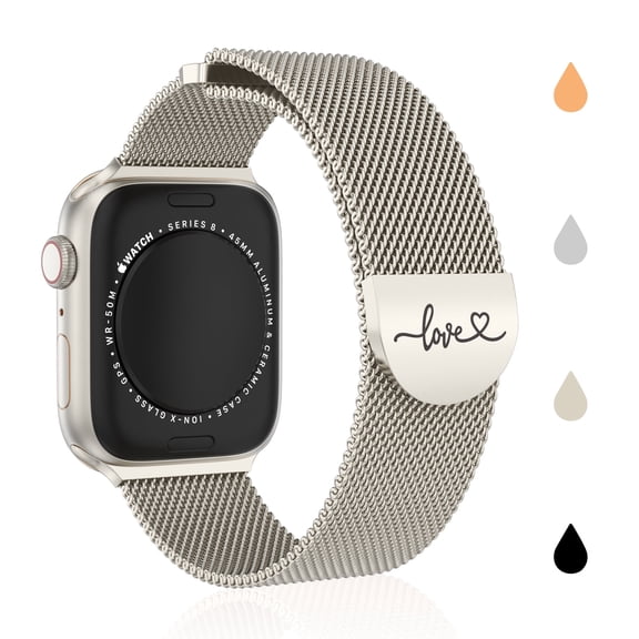 XIUDA Milanese Stainless Steel Magnetic Bands for Men Compatible for Apple Watch 38mm 40mm 41mm 42mm 44mm 45mm 46mm