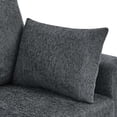 thumbnail image 6 of 71" Modern Fabric Small Loveseat Couch, 2 Seater Sofa with Deep Cushions, Comfortable Loveseat with Removable Pillows for apartment space, Blue Gray, 6 of 9