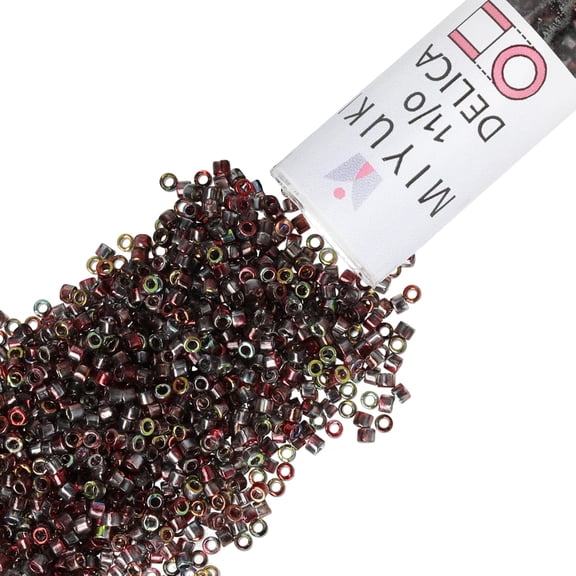 Miyuki Delica Seed Beads – Size 11/0, DB2207, Magic Wine, 7.2 g, Approx. 1440 Pcs