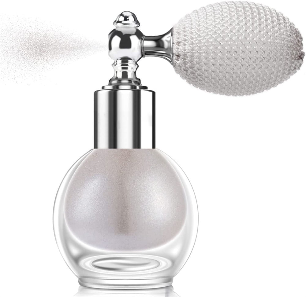 NOGIS Glitter Powder Spray Shimmering Highlighter Spray for Hair and