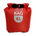 thumbnail image 1 of Sac Étanche Ultraléger 210T à Dessus Roulé pour Kayak Rafting-6l-Rouge, 1 of 5