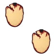 thumbnail image 4 of Adhesivo de terror de oficina Bearachild mancha de sangre efecto espejo oro 2piezas, 4 of 6