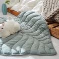 thumbnail image 4 of Fiudx Manta para Perro con Forma de Hoja, Algodón Suave, Lavable a Máquina, Multiusos, Acogedora para El Sofá, Tamaño Mediano, Se Integra Perfectamente con La Decoración Del Hogar., 4 of 6