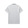 thumbnail image 5 of Men's Big and Tall Golf Polo Shirts Short Sleeve Pocket Performance Moisture Wicking Quick Dry Cotton Striped Golf Shirts for Men Size M-4XL Khaki, 5 of 5