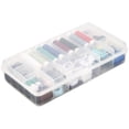 thumbnail image 1 of Mini kit de costura de 2 capas multifunción, 20 piezas agujas, 8 hilos, kit de costura de viaje para reparación de artesanía DIY, 1 of 14