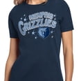 thumbnail image 3 of Women's Starter Navy Memphis Grizzlies Fireworks T-Shirt, 3 of 3