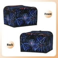 thumbnail image 3 of Pofeuu Glasses And Fireworks Print Toaster Cover 4 Slice, Bread Dust Cover & Fingerprint Protection, Kitchen Small Appliance Covers(Toaster Cover), 3 of 7
