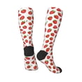 thumbnail image 5 of Lsque Strawberries Printed Crew Socks Men's Women's LightWeight Thin Casual Calf Socks ,Knee High Socks,Cotton Socks, 5 of 9