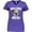 Purple, variant on Inktastic Dog Bulldog Squad Women's V-Neck T-Shirt