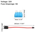 thumbnail image 4 of 32V Bajo Perfil  para Mini Fusible Adaptador Kit con 2uds 15A Cuchilla Estilo Fusible, 4 of 7
