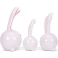 thumbnail image 4 of Transpac Vibrant Pink Eared Bunny Rabbit 4.75 x 10 Porcelain Decorative Tabletop Figurine Set 3, 4 of 6