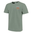 thumbnail image 2 of Women's  Light Green Clemson Tigers Christmas Tree Comfort Colors T-Shirt, 2 of 3
