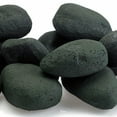 thumbnail image 2 of BBQGuys Signature Matte Black Lite Stones - 15 Stone Set, 2 of 3