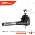 thumbnail image 5 of A-Premium 10 x Front Suspension Kit Tie Rod End & Ball Joint Compatible with Jeep Cherokee 1991-2006, Comanche 1991-1992, Replace# ES2079S, K3134T, 5 of 9