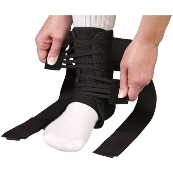 Estabilizador de tobillo Med Spec ASO Speed Lacer negro, talla pequeña