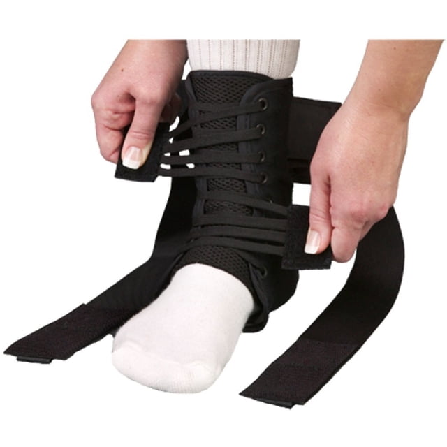 Estabilizador de tobillo Med Spec ASO Speed Lacer negro, talla pequeña