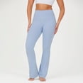 thumbnail image 4 of YITTY Active Women's Ultraluxe Kick Flare High Waist Legging, Athleisure, 4-Way-Stretch, Glacial Blue, 2X, 32", 4 of 7
