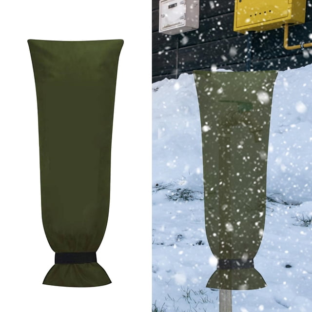 Tapa del grifo,Cubierta de grifo para exteriores que protege contra el congelamiento en invierno,Cubierta de grifo de jardín para exteriores con correa de ,Calcetines con 70x38 cm