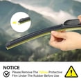 thumbnail image 5 of All-Season Windshield Wipers 2-Pack – Universal Silent Wiper Blades with 4-Layer Rubber, Extreme Temperature Resistant for Cars/Trucks/SUVs (Easy Install, Noise-Free), 5 of 9