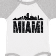 thumbnail image 4 of Inktastic Miami Skyline Grunge Boys or Girls Baby Bodysuit, 4 of 5