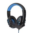 thumbnail image 1 of Computer Light Headset Music Headphones Subwoofer Microphone Multi Function Game Use Headset Compatible With PS4 Black and Blue Color, 1 of 8