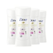 Dove Antiperspirant For Sweat Block Sheer Fresh 48-Hour Deodorant Protection 2.6 oz 4 count, Clear Finish