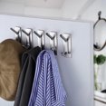 thumbnail image 4 of Bewildely Paquete de 5 ganchos para toallas, acero inoxidable, gran capacidad de carga, colgador de toallas de acero inoxidable multiusos Juegos de accesorios de baño verdaderas cualidades, 4 of 6