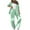 Mint Green, variant on Enjoytime Plus Size Two Piece Sets for Women Patchwork Casual Long Sleeve Button Down Shirts Work Pants Suit Business Office Outfits