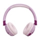 thumbnail image 2 of Auriculares supraaurales Bluetooth inalámbricos para niños JBL Junior 320BT Morado, 2 of 5