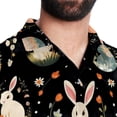 thumbnail image 5 of Easter Men's Short Sleeve Beach Button Down Casual Printed Summer Shirts - Unisex, 5 of 6