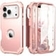 thumbnail image 1 of wonima11 IDweel for iPhone 17 Pro Max Case with Screen Protector for Women, 3 in 1 Shockproof Slim Fit Hybrid Heavy Duty Hard PC Cover Soft Silicone Bumper Full Body Anti-Fingerprint Case, Rose Gold, 1 of 1