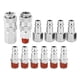 thumbnail image 2 of Conector neumático NikouMX 12 piezas rosca macho BSP 1/4 pulgada, 2 of 8