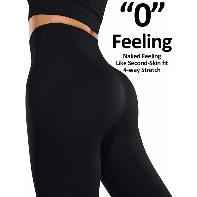 LSLJS Women's Tights Womens High Waist Yoga Pants Tummy Control Slimming  Booty Leggings Workout Running Butt Lift Tights With Pockets on Clearance