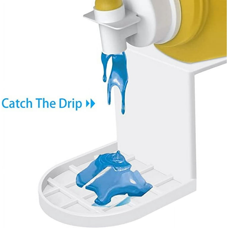 Laundry Detergent Cup Holder,detergent Drip Catcher, Fabric Softener Liquid  Tray Dispenser Organize