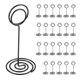 thumbnail image 2 of 24 Pack Table Number Holder Wedding Table Name Card Holder Clips Picture Memo Note Photo Stand (Blac, 2 of 5