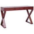 thumbnail image 3 of vidaXL Computer Desk Study Writing Desk Home Office Table Solid Wood Mahogany, 3 of 3