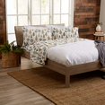 thumbnail image 4 of 4-Piece Lodge Printed Ultra-Soft Microfiber Sheet Set. Beautiful Patterns Drawn from Nature, Comfortable, All-Season Bed Sheets. (Queen, Forest Trail), 4 of 5