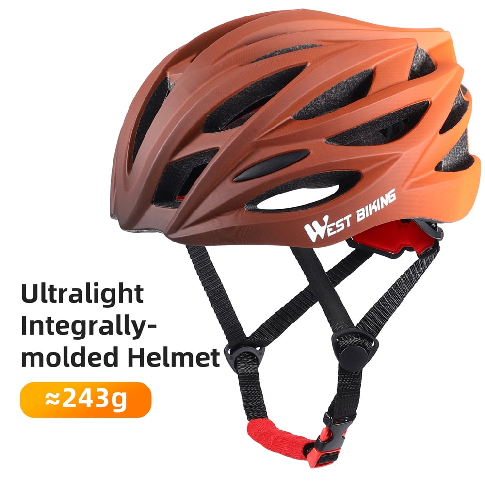 Gradient Color Helmet Gradient Color Breathable Cycle Helmet Integrated Safety Cap for Bike Cycling