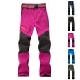 thumbnail image 5 of YunPes Kids Boys Girls Youth Waterproof Hiking Ski Snow Pants Elastic Waist Warm Insulated Pants Winter Windproof Outdoor Snowpants, 5 of 5