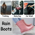 thumbnail image 5 of AUXDIQ Wellington Boots Women Mid-calf Wellies Waterproof Rain Boots Outdoor Garden Shoes, 5 of 6