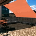thumbnail image 2 of Yescom 16x16FT 97% UV Block Square Sun Shade Sail Outdoor Patio Pool Garden Yard Lawn Carport Net Awning Bright Orange, 2 of 12