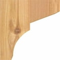 thumbnail image 3 of 5 1/2"W x 6"D x 6"H Monterey Smooth Corbel, Western Red Cedar, 3 of 9