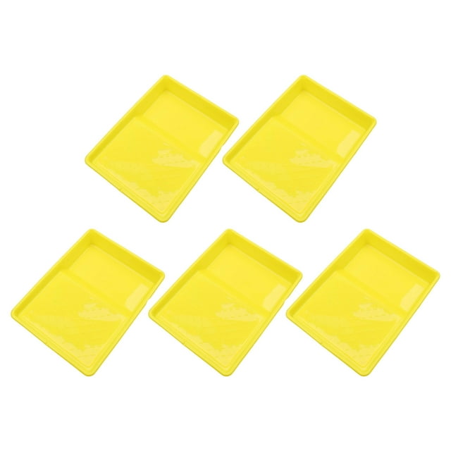 Hyasfey 5 Pcs Plateau de Peinture Facile à Nettoyer avec Texture, Pinceau Roulant Réutilisable Universel pour Murs