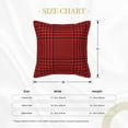 thumbnail image 4 of Bingfone Decorative Pillow Covers 20"X20" Red Black Houndstooth Couch Pillow Cases Modern Farmhouse Covers For Couch Sofa Bed, 4 of 9