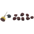 thumbnail image 1 of 1 Pouce 100 Pcs Ponçage Disque Pad Kit Rond Sandpaper Crochet Boucle Ponceuse Backer, 1 of 9