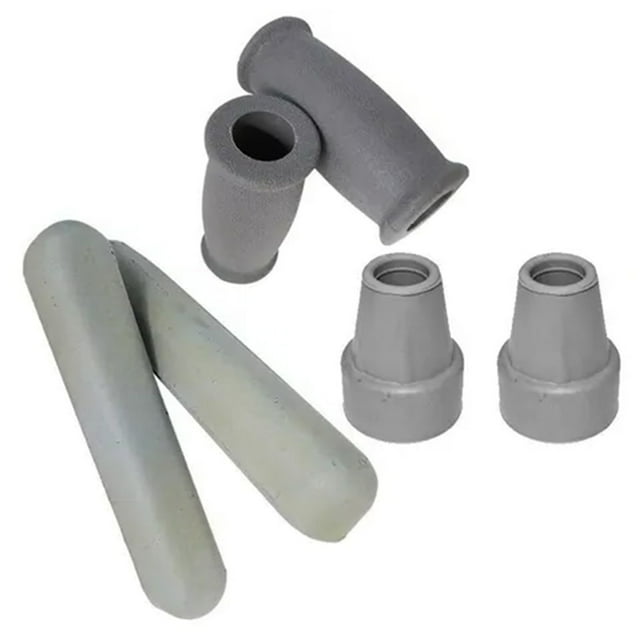 Almohadillas para muletas, 6 piezas Almohadillas para muletas Cojines Accesorios para muletas Productos para el cuidado de personas mayores Resistentes y resistentes