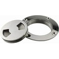 thumbnail image 3 of ABCISI Boat Deck Plate, Made from Heavy Duty 316 Marine Grade Stainless Steel with Fastners, 3 Inch Inside Diameter Port Hole, 3 of 8