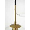 thumbnail image 4 of Baxter 3 Lights Brass Pendant With Clear Glass, 4 of 5
